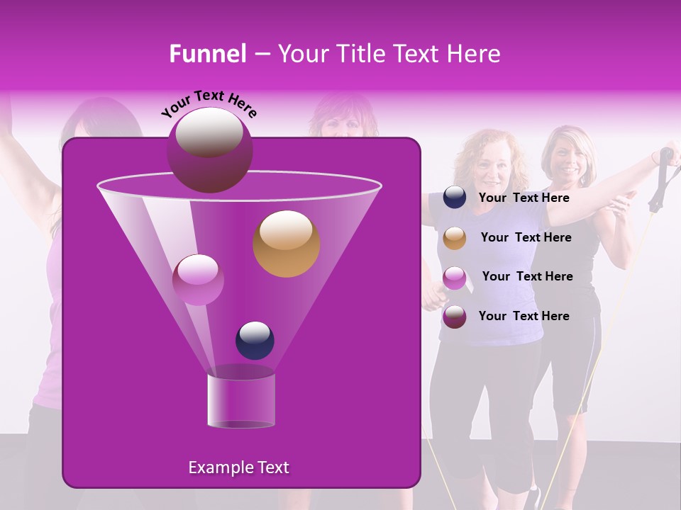 Girls Gym Women PowerPoint Template