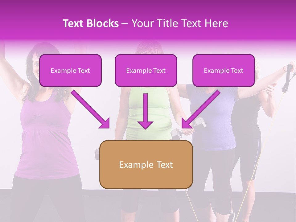 Girls Gym Women PowerPoint Template