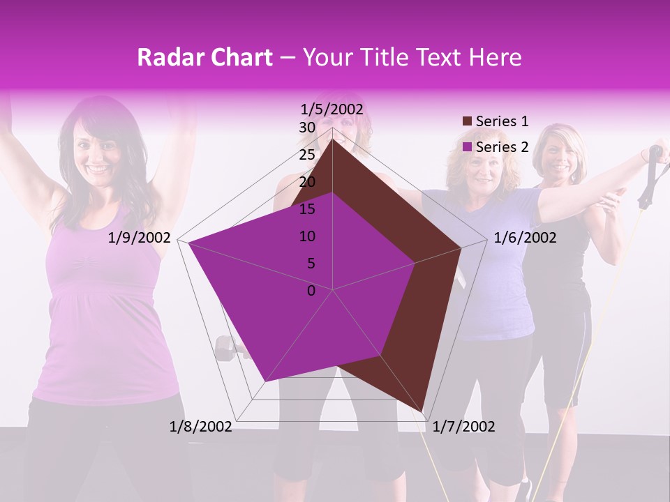 Girls Gym Women PowerPoint Template