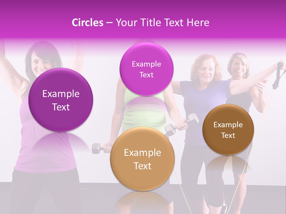 Girls Gym Women PowerPoint Template