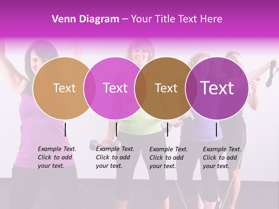 Girls Gym Women PowerPoint Template