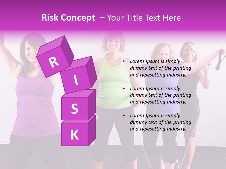 Girls Gym Women PowerPoint Template