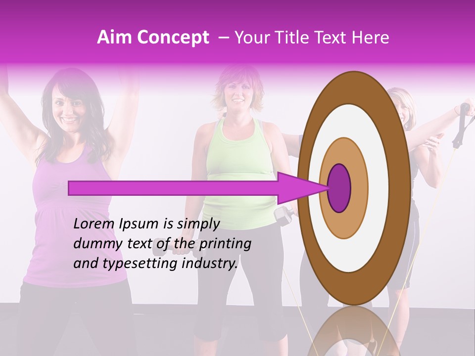 Girls Gym Women PowerPoint Template
