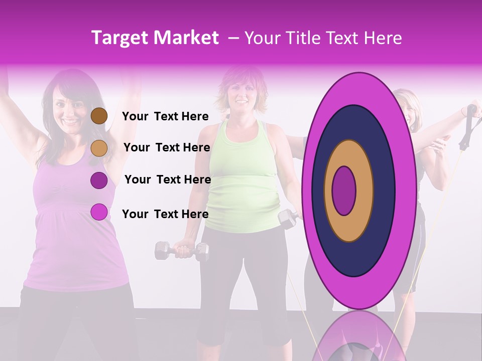 Girls Gym Women PowerPoint Template