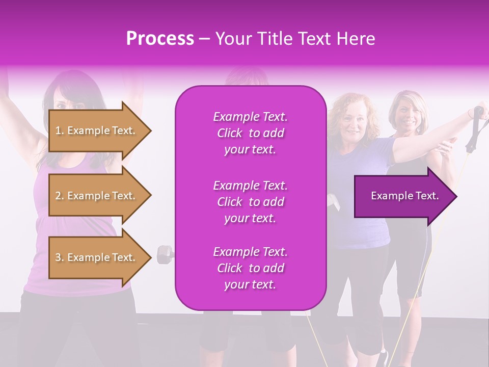 Girls Gym Women PowerPoint Template