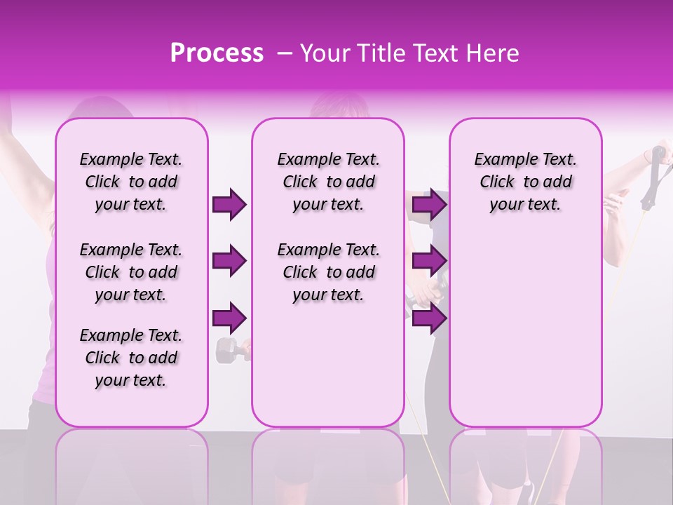 Girls Gym Women PowerPoint Template