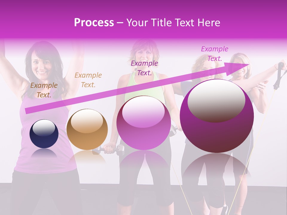 Girls Gym Women PowerPoint Template