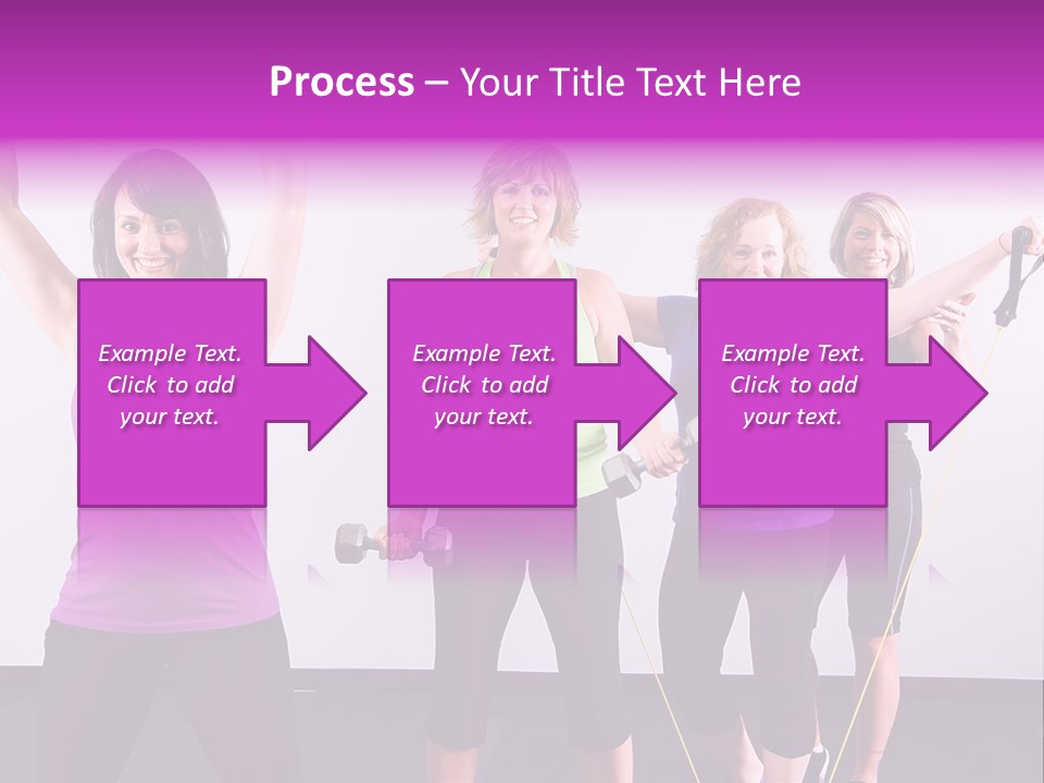 Girls Gym Women PowerPoint Template