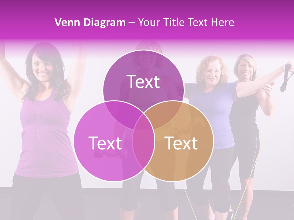 Girls Gym Women PowerPoint Template