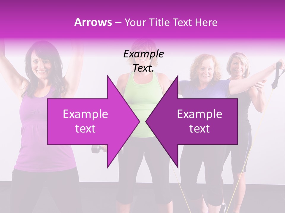 Girls Gym Women PowerPoint Template