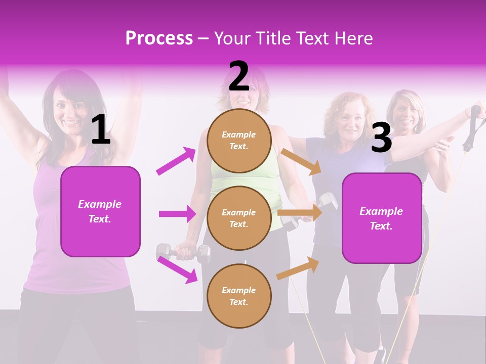 Girls Gym Women PowerPoint Template