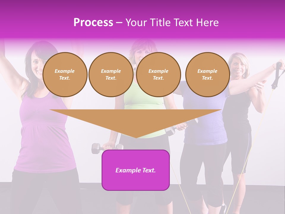 Girls Gym Women PowerPoint Template