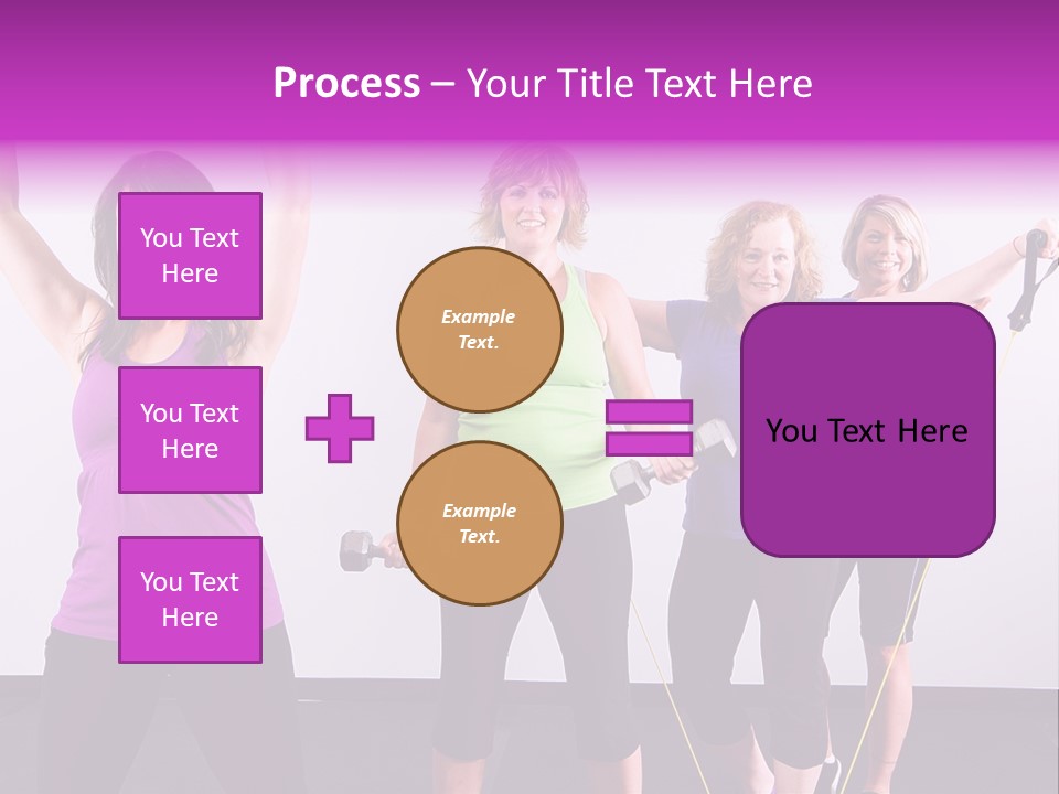 Girls Gym Women PowerPoint Template