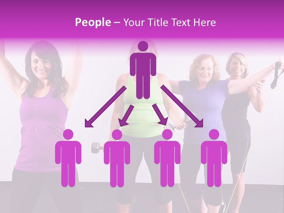 Girls Gym Women PowerPoint Template