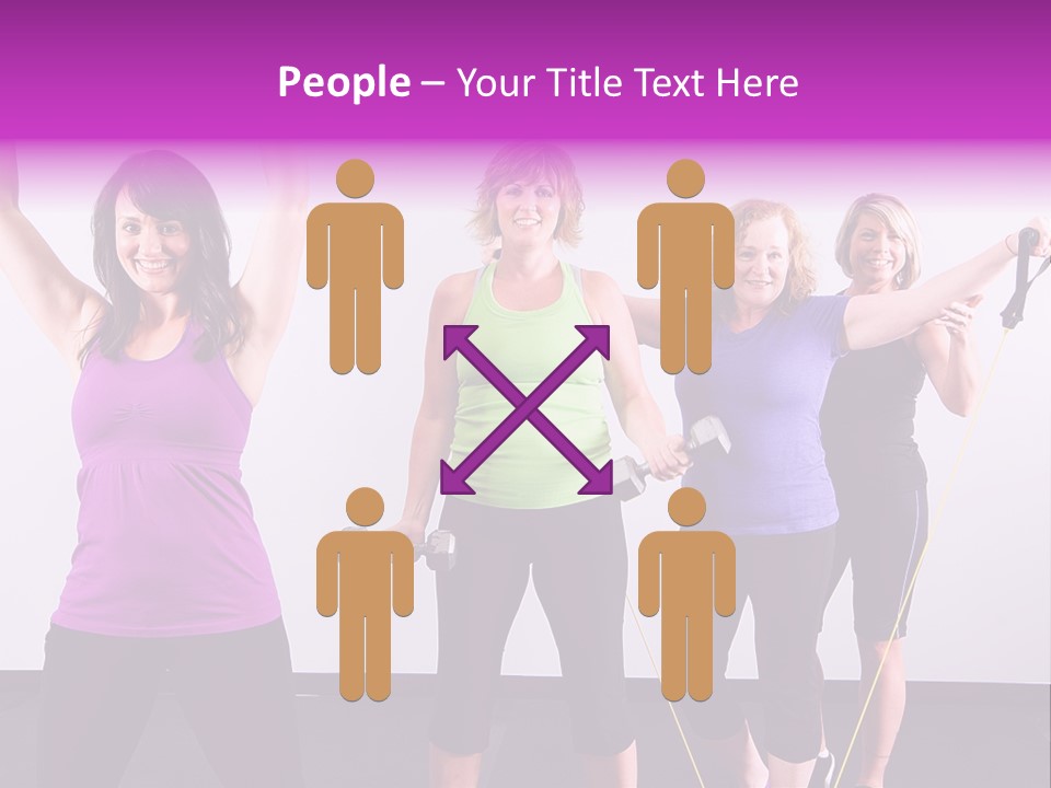 Girls Gym Women PowerPoint Template