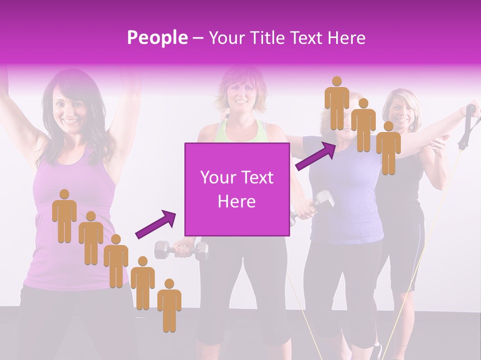 Girls Gym Women PowerPoint Template