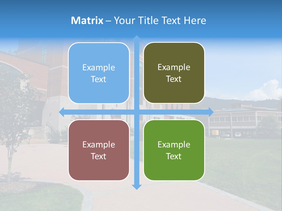 Educational North Mountains PowerPoint Template
