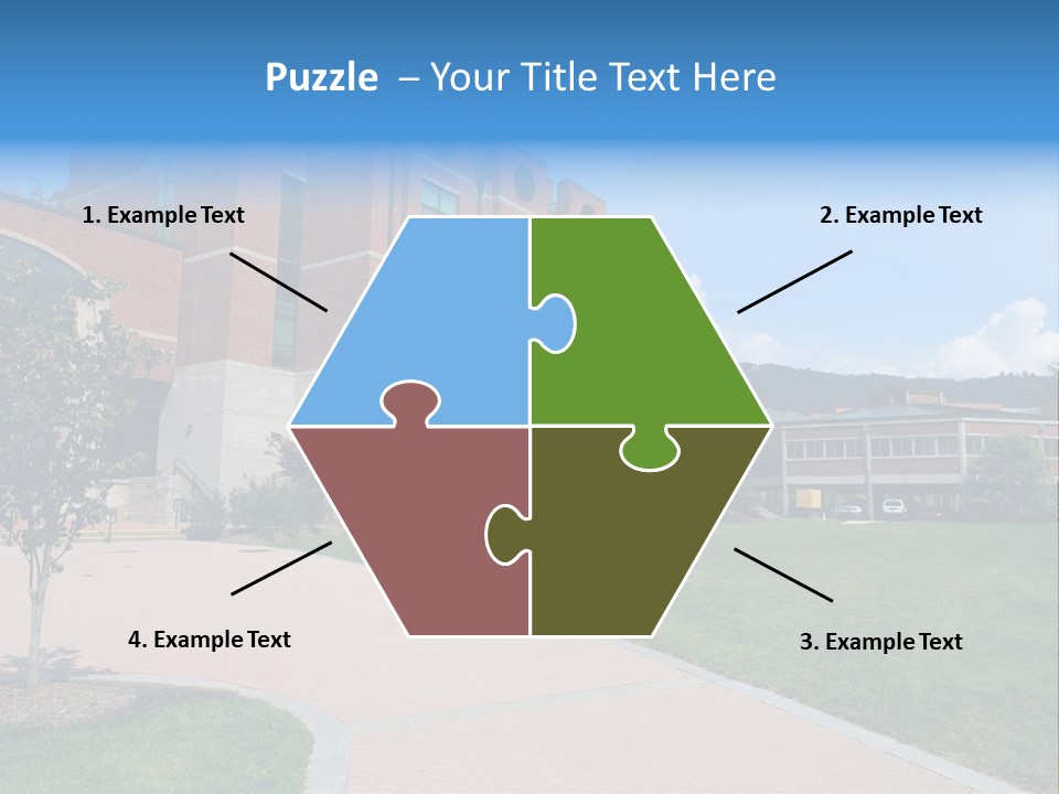 Educational North Mountains PowerPoint Template