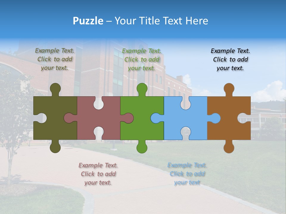 Educational North Mountains PowerPoint Template