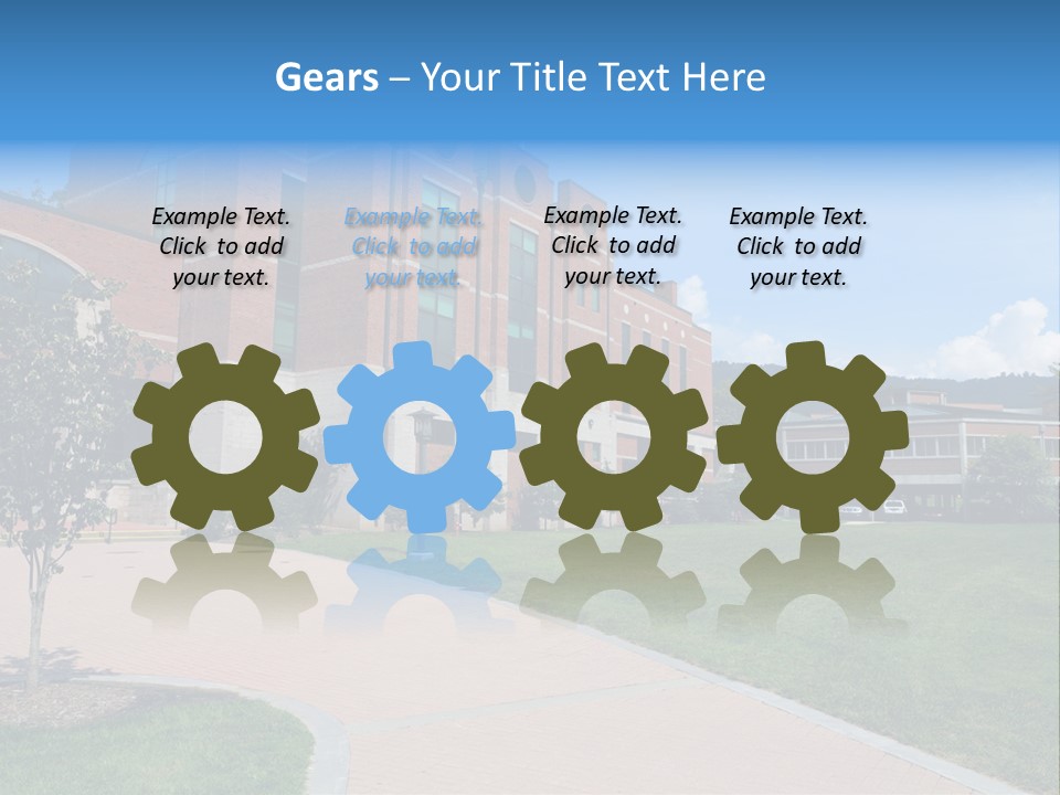 Educational North Mountains PowerPoint Template