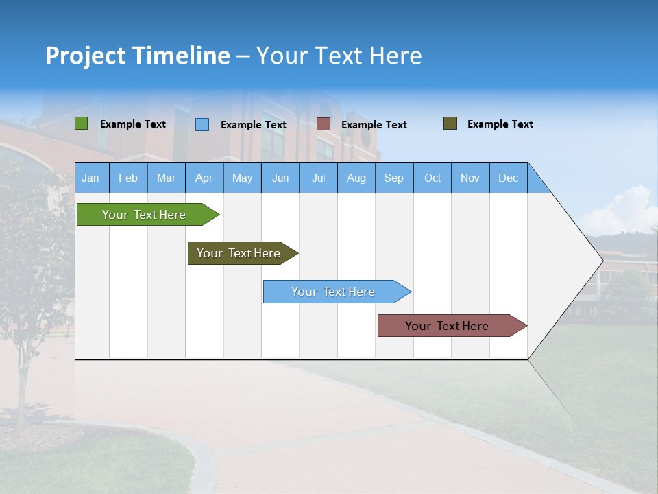 Educational North Mountains PowerPoint Template