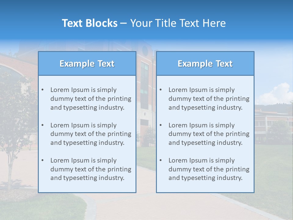 Educational North Mountains PowerPoint Template