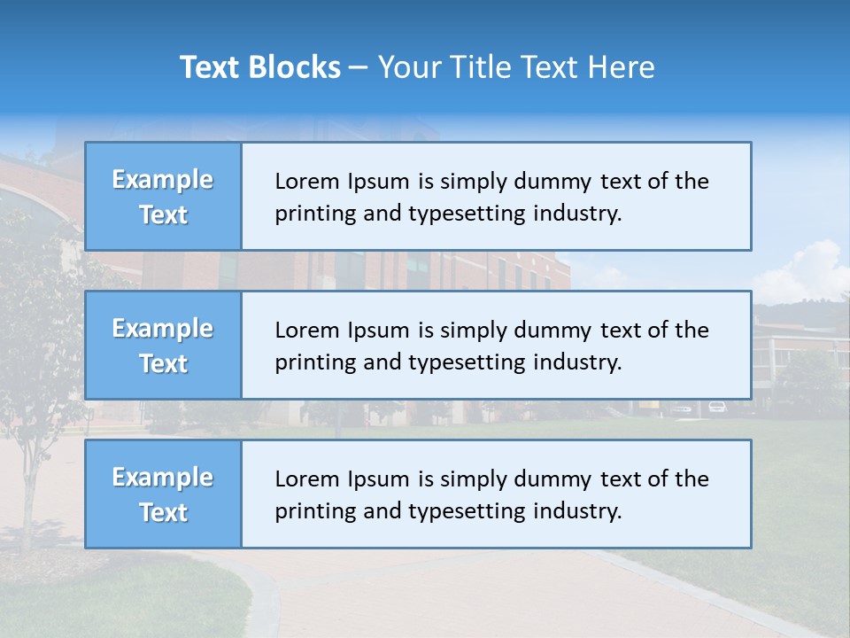 Educational North Mountains PowerPoint Template