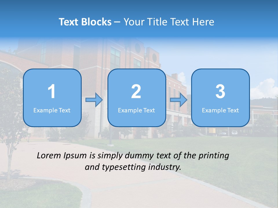 Educational North Mountains PowerPoint Template