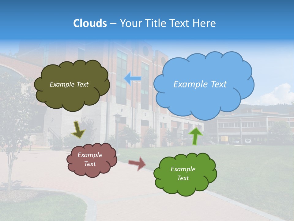 Educational North Mountains PowerPoint Template