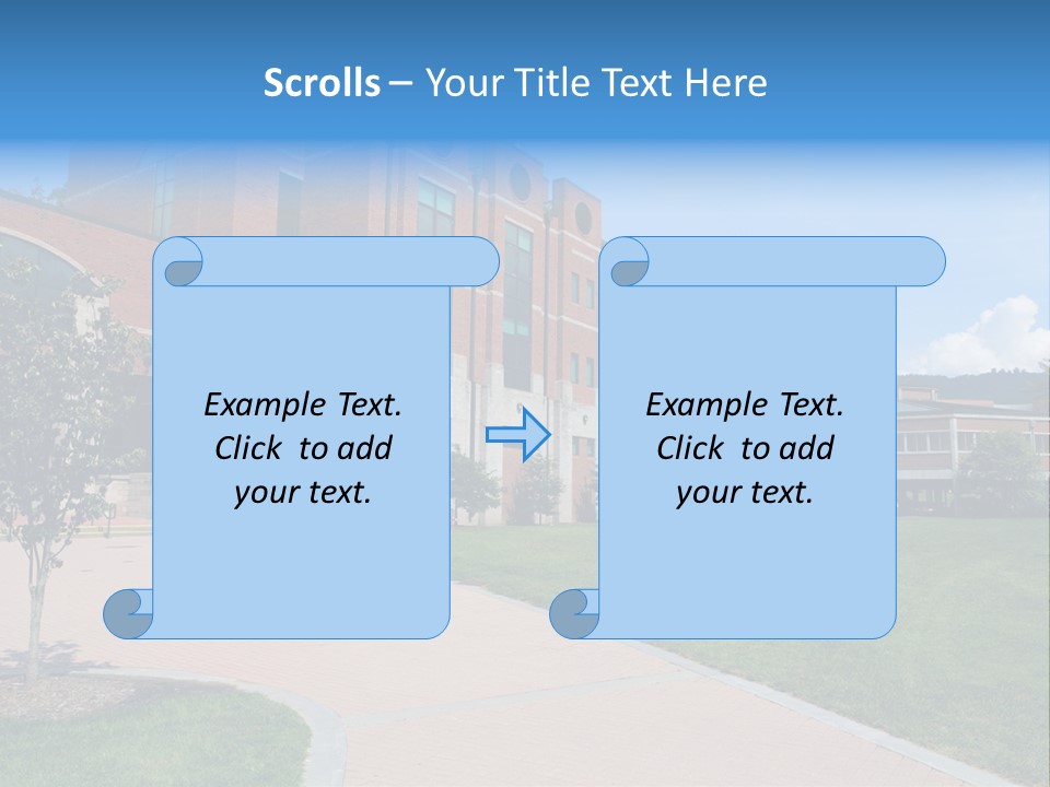 Educational North Mountains PowerPoint Template