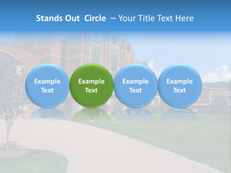 Educational North Mountains PowerPoint Template