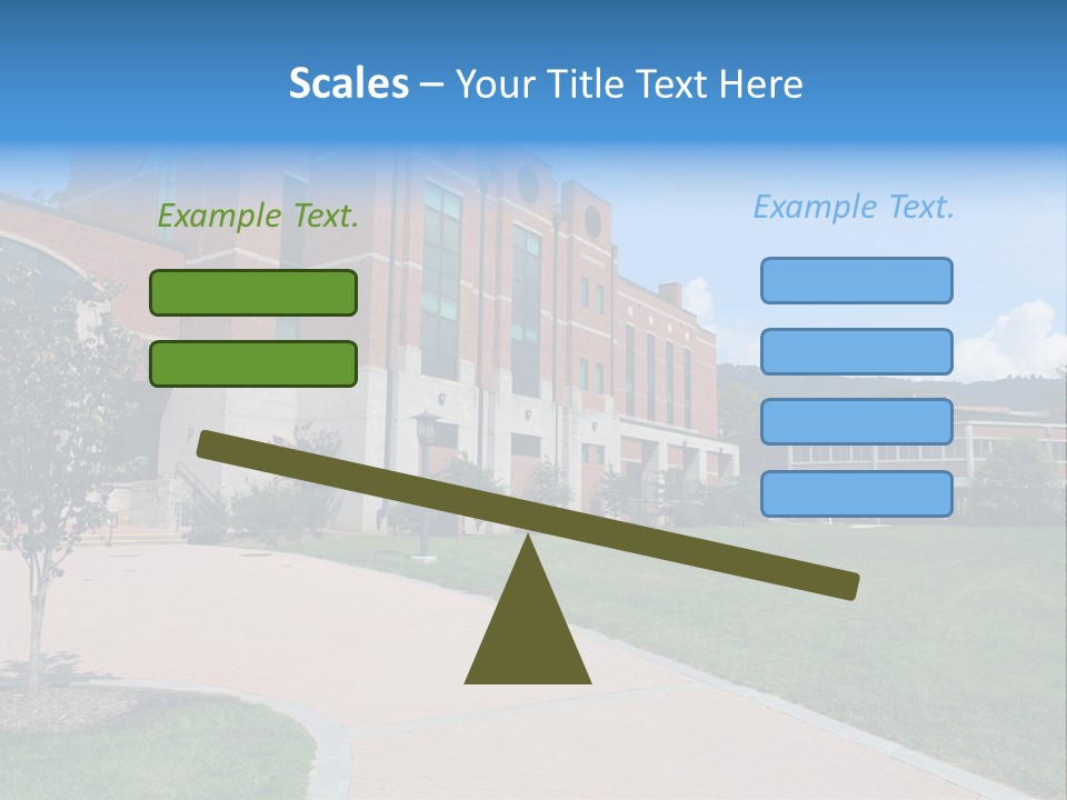 Educational North Mountains PowerPoint Template