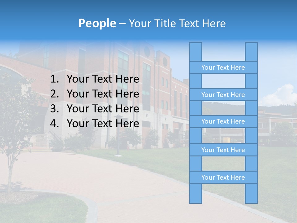 Educational North Mountains PowerPoint Template