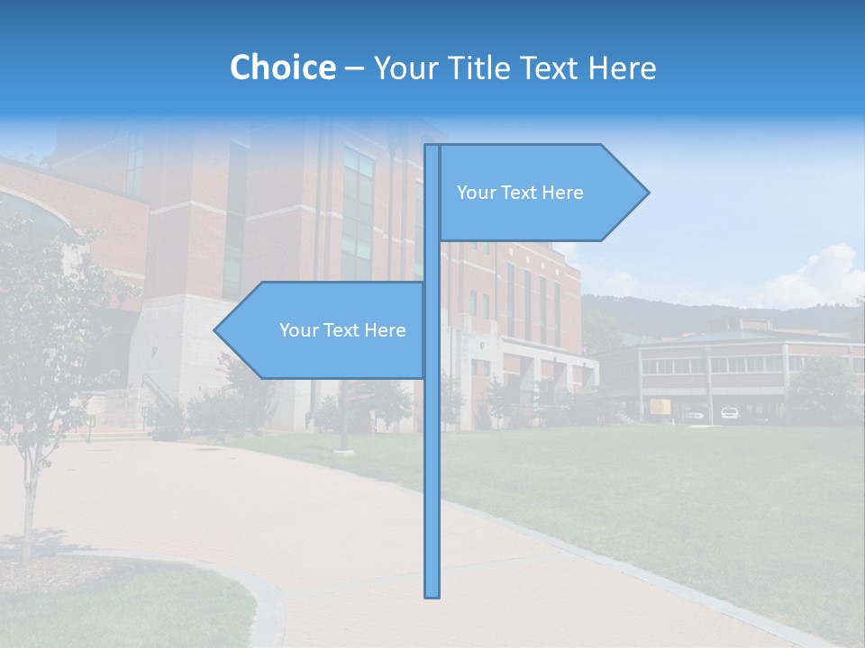 Educational North Mountains PowerPoint Template
