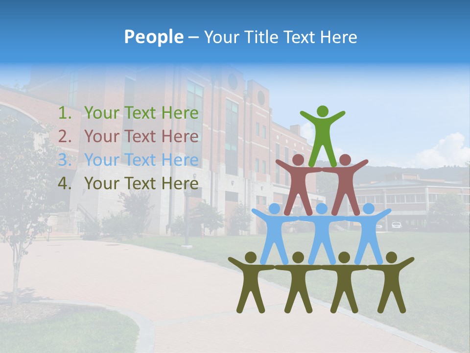 Educational North Mountains PowerPoint Template