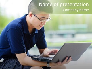 Grass Working Concentration PowerPoint Template