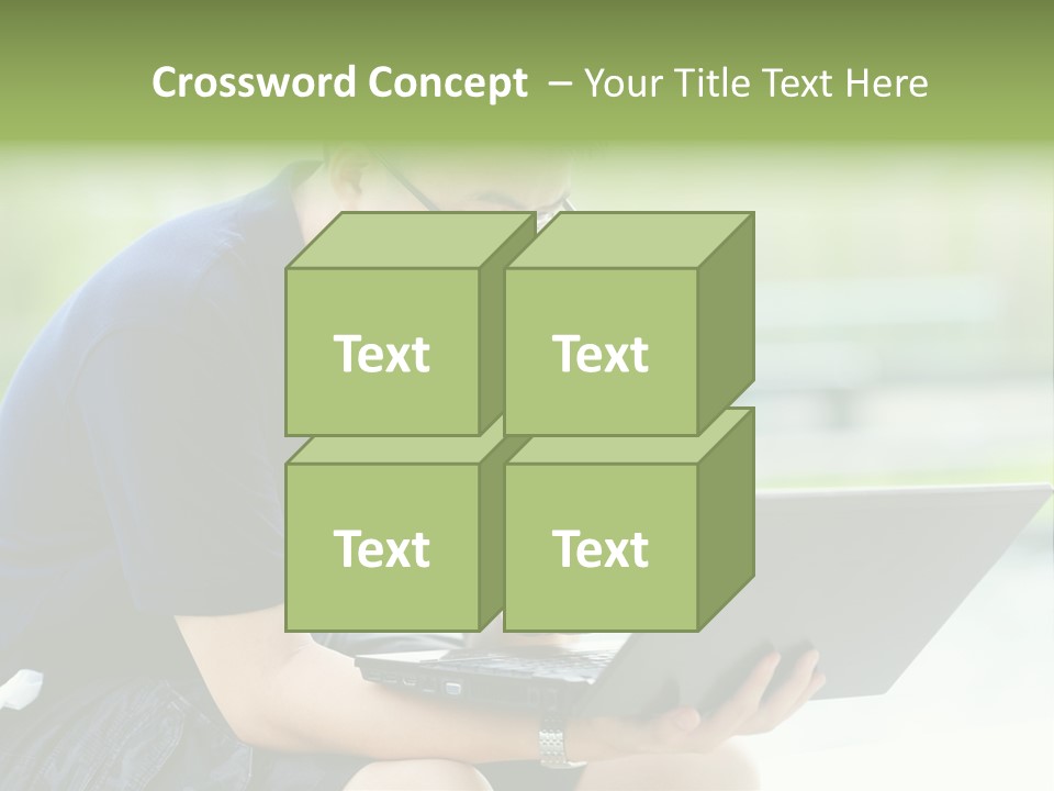 Grass Working Concentration PowerPoint Template