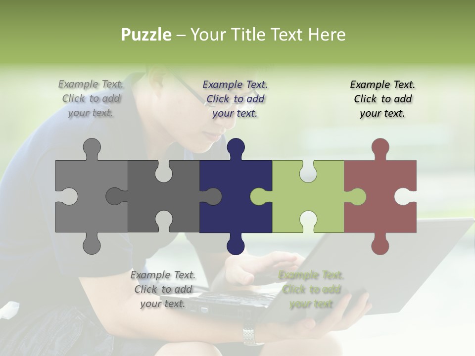 Grass Working Concentration PowerPoint Template