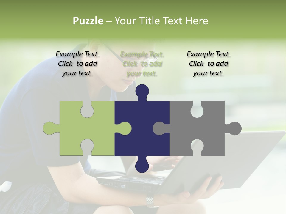 Grass Working Concentration PowerPoint Template