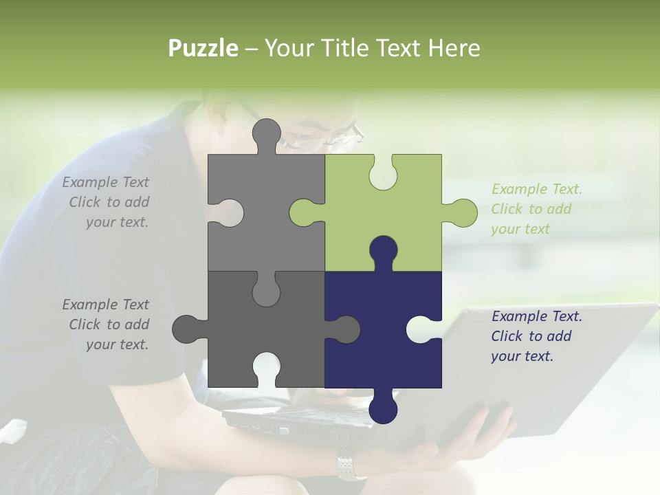 Grass Working Concentration PowerPoint Template