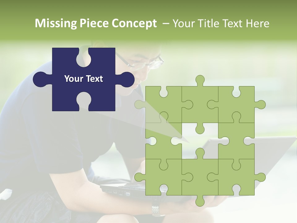 Grass Working Concentration PowerPoint Template