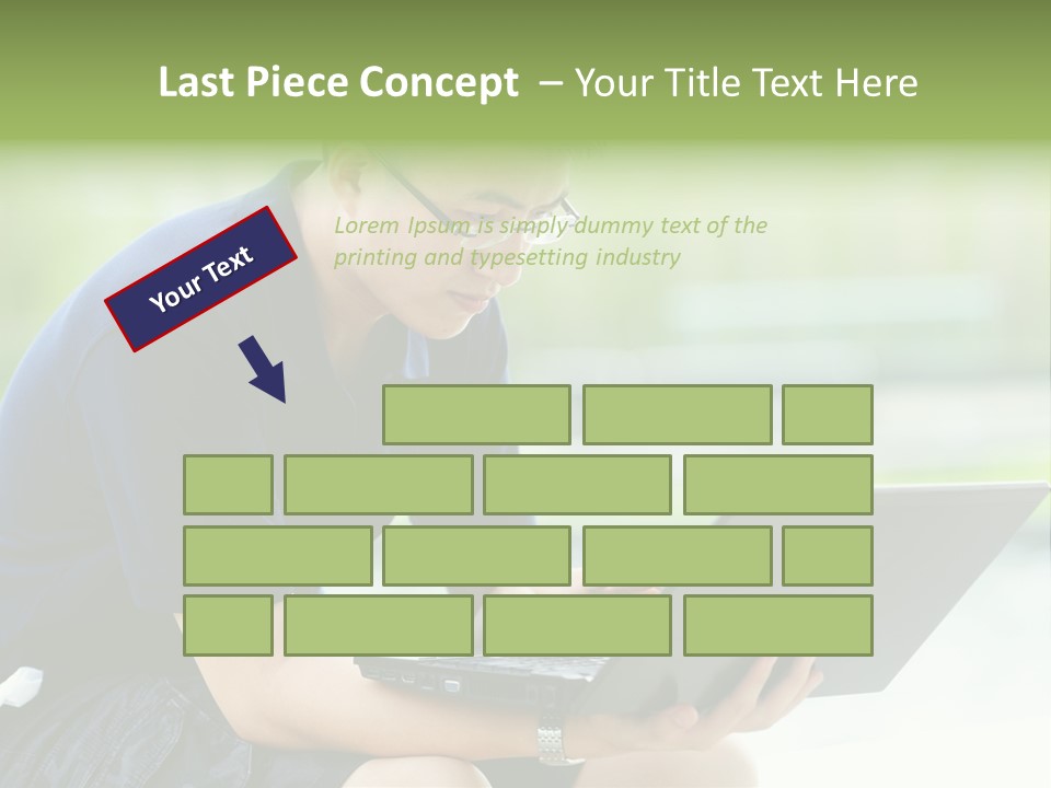 Grass Working Concentration PowerPoint Template