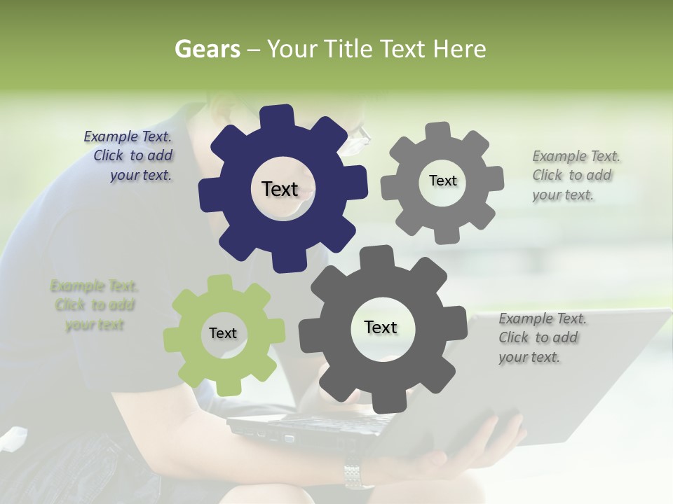 Grass Working Concentration PowerPoint Template