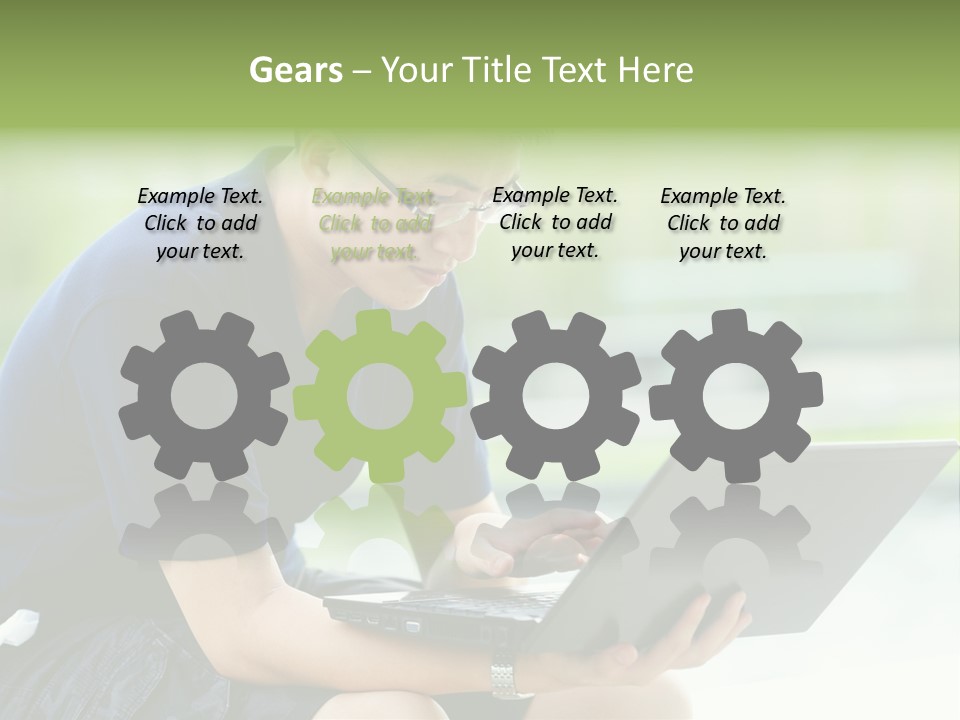 Grass Working Concentration PowerPoint Template