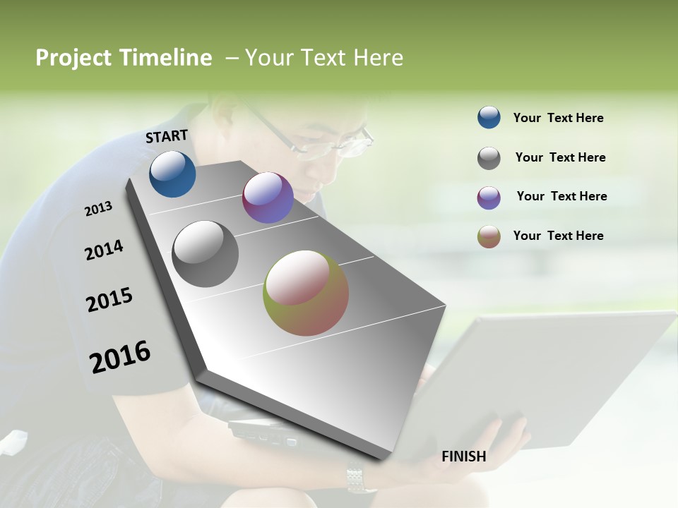 Grass Working Concentration PowerPoint Template