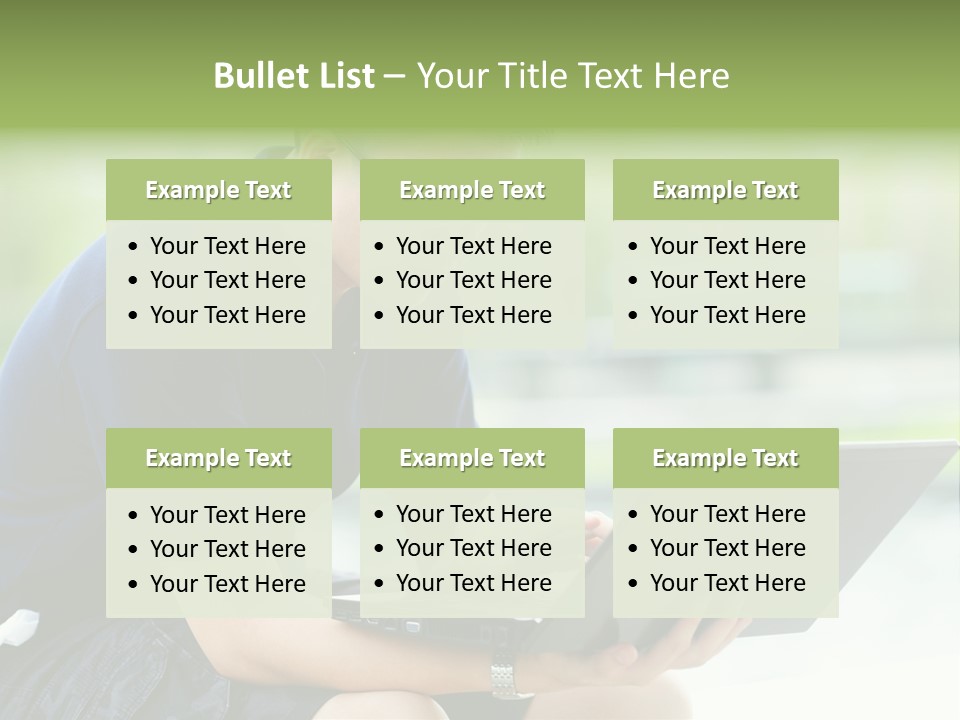 Grass Working Concentration PowerPoint Template
