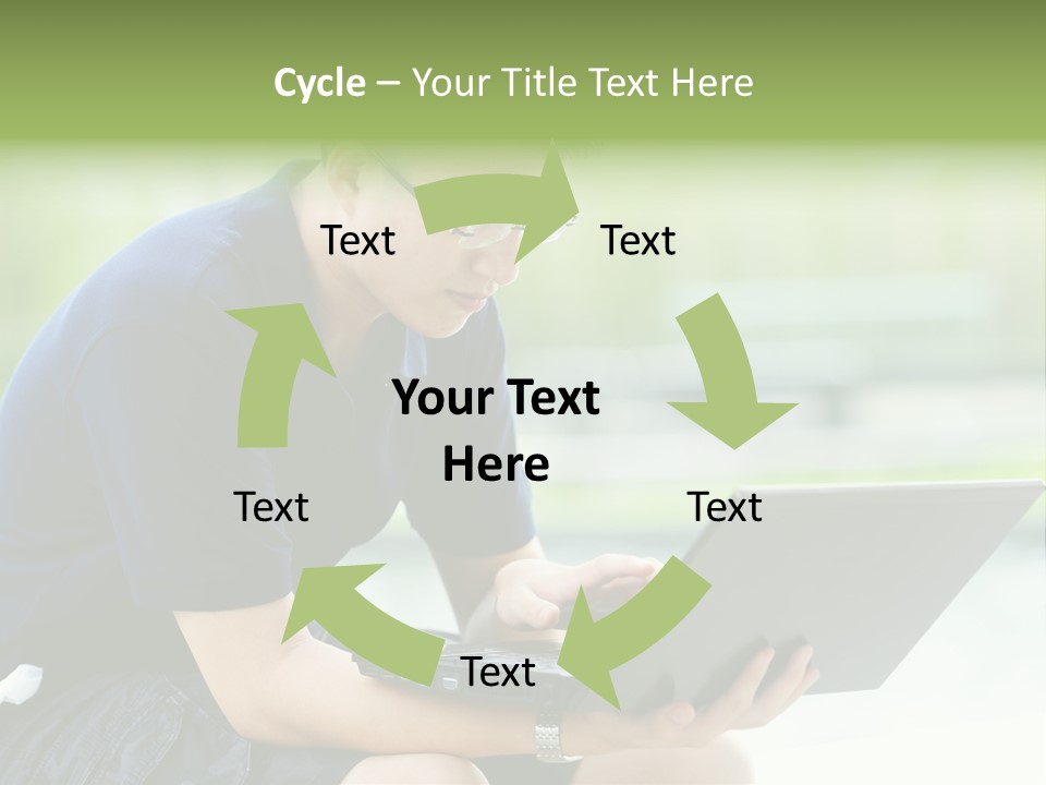 Grass Working Concentration PowerPoint Template