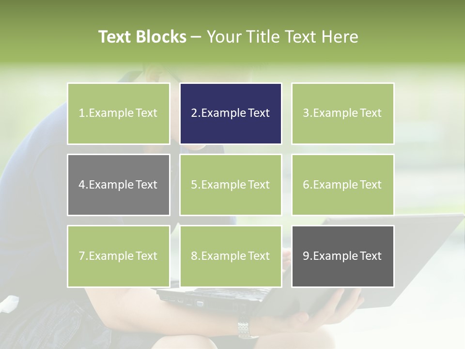 Grass Working Concentration PowerPoint Template