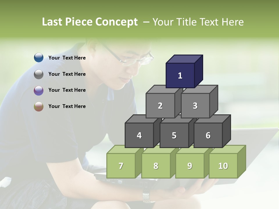 Grass Working Concentration PowerPoint Template