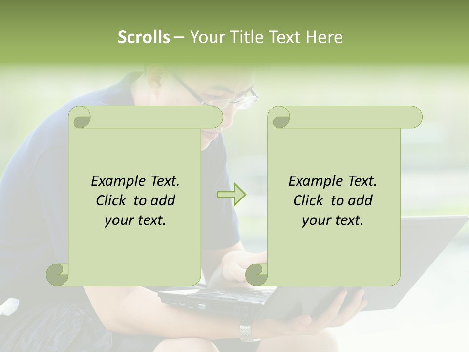 Grass Working Concentration PowerPoint Template